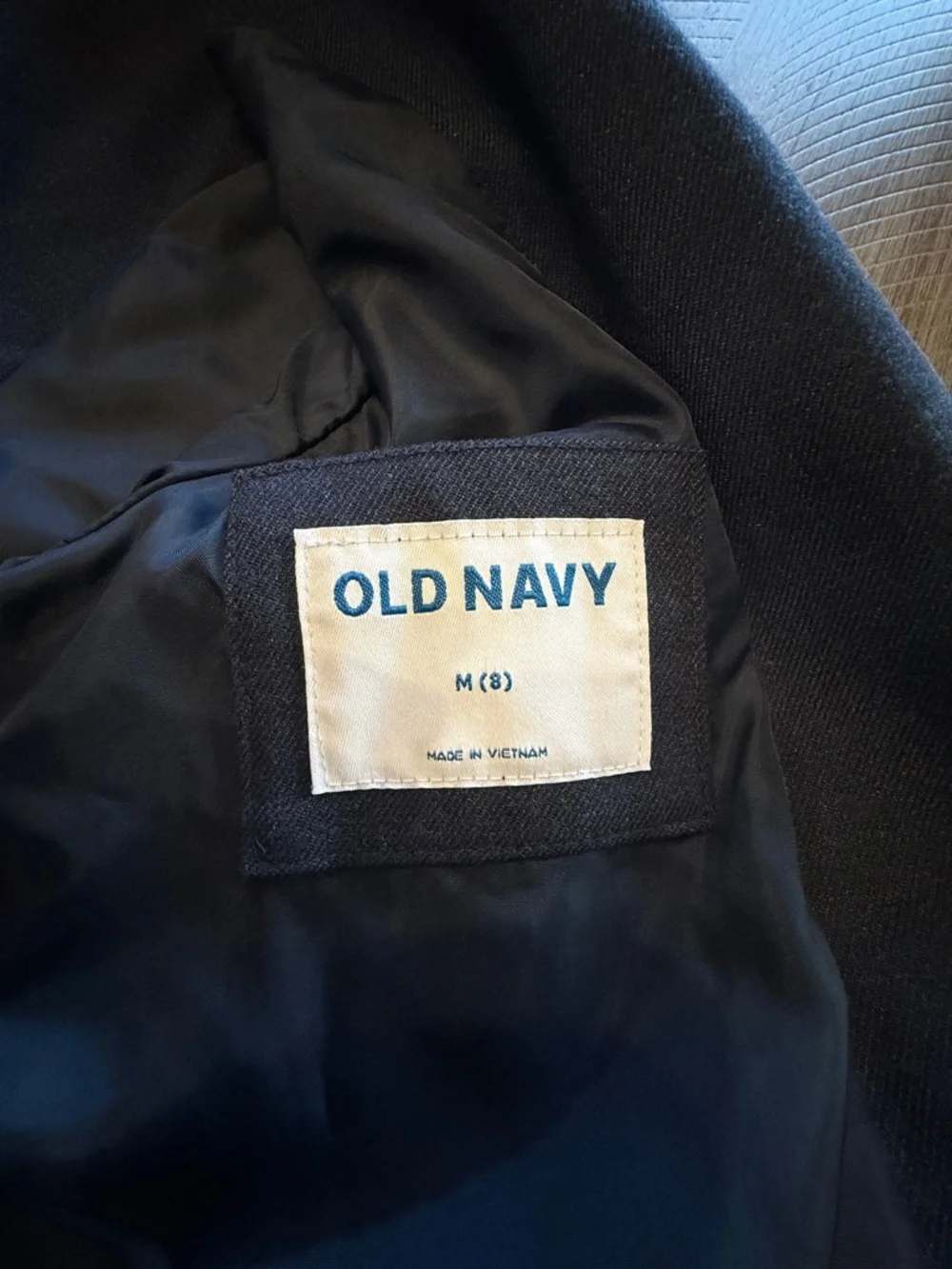 Old Navy Navy Boys Twill Blazer, M/8
